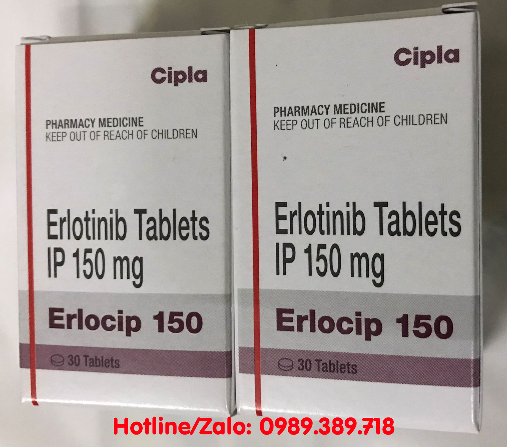 Giá thuốc Erlocip 150mg