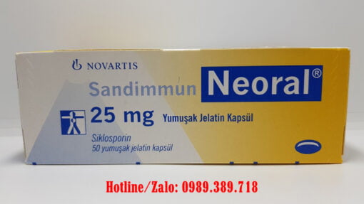 Thuốc Neoral 25mg giá bao nhiêu, mua ở đâu?