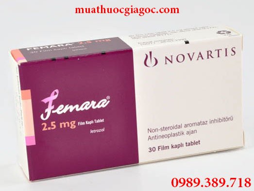 Thuốc Femara 2.5mg giá bao nhiêu, mua ở đâu?