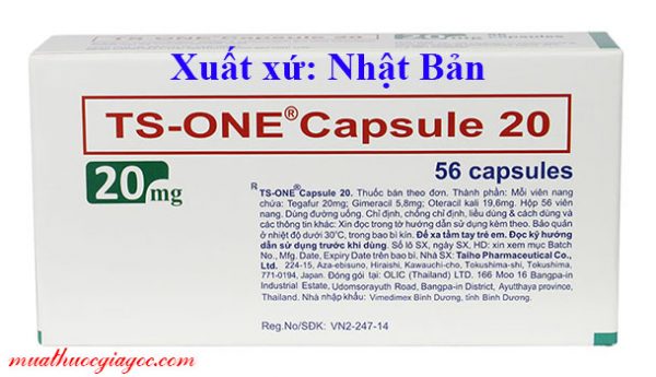 Thuốc Ts One capsule 20mg mua ở đâu, giá bao nhiêu?
