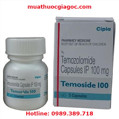 Thuốc Temozolomide Capsule Ip 100