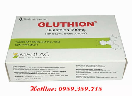 Giá thuốc Gluthion 600mg