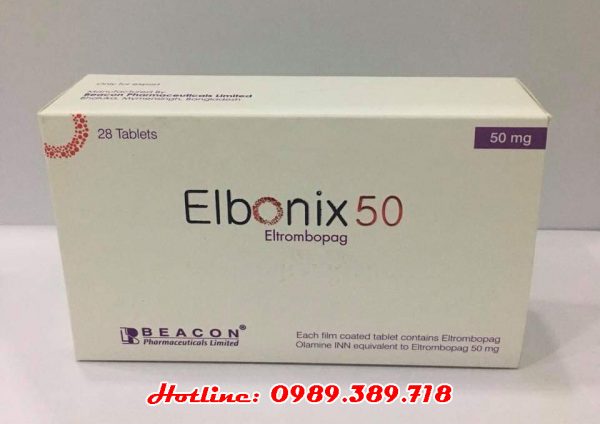 Giá thuốc Elbonix 25mg, 50mg