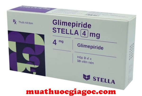 Giá thuốc Glimepiride Stella 4mg