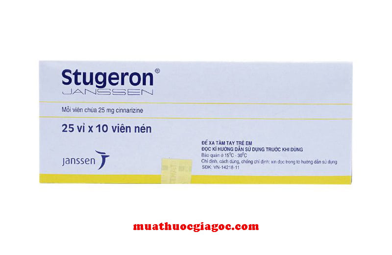 Thuốc Stugeron 25mg là thuốc chữa trị bệnh gì, giá bao nhiêu, mua ...