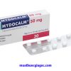 Giá thuốc Mydocalm 50mg