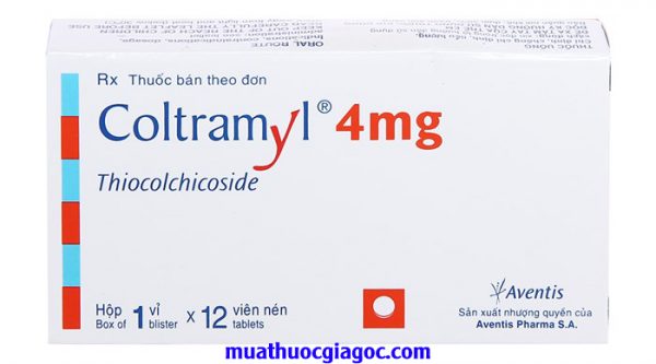 Giá thuốc Coltramyl 4mg