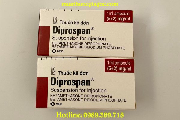 Hình ảnh thuốc Diprospan 5mg + 2mg/1ml