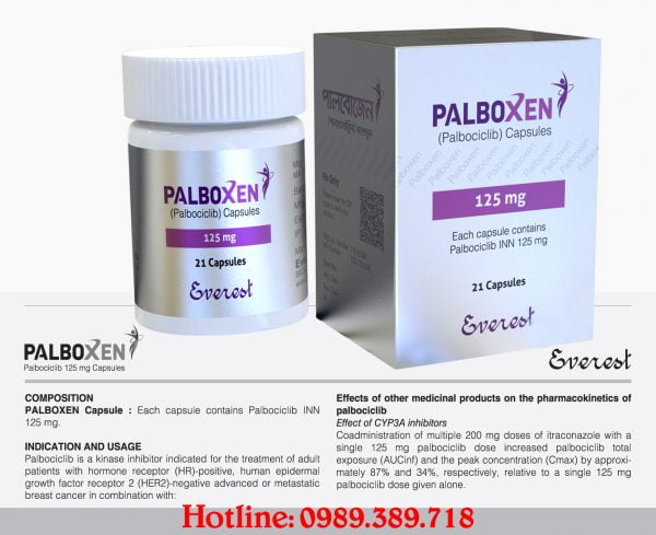 Giá thuốc Palboxen 125mg