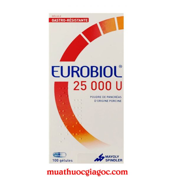 Giá thuốc Eurobiol 25000U