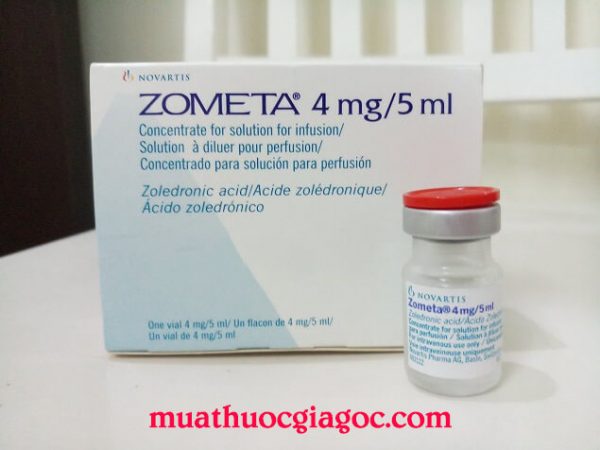 Giá thuốc Zometa 4mg/5ml