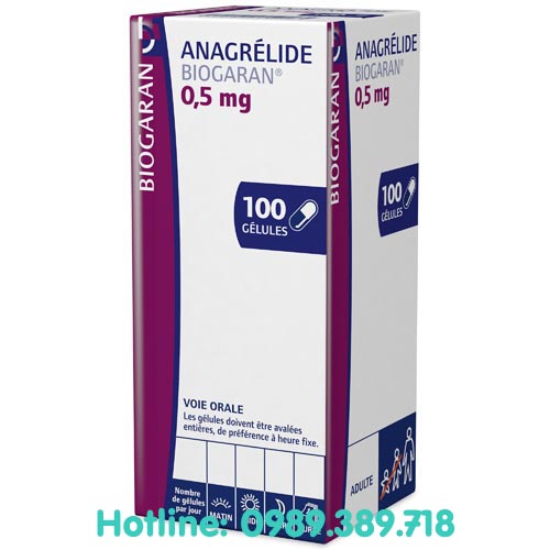 Giá thuốc Anagrelide Biogaran