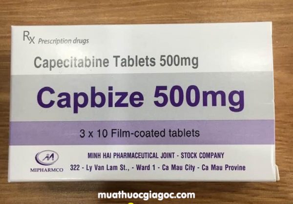 Giá thuốc Capbize 500mg