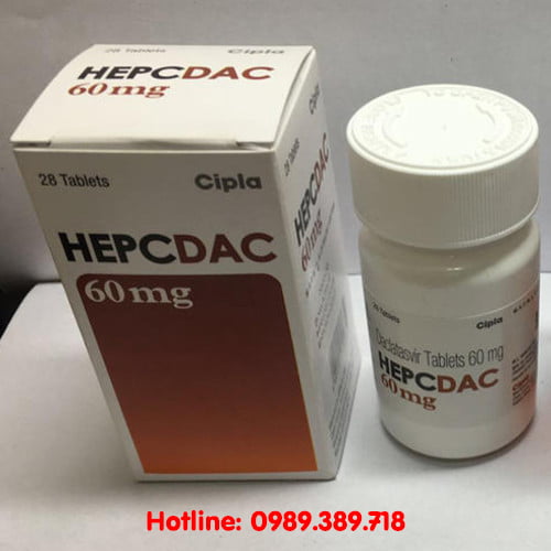 Giá thuốc Hepcdac 60mg