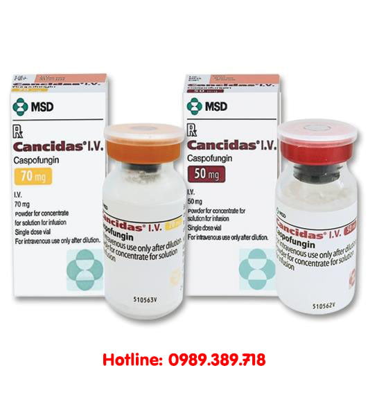 Giá thuốc Cancidas 50mg 70mg