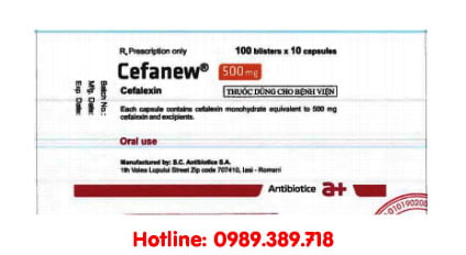 Giá thuốc Cefanew 500mg