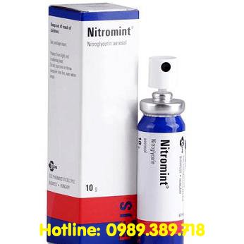 Giá thuốc Nitromint 8mg spray xit