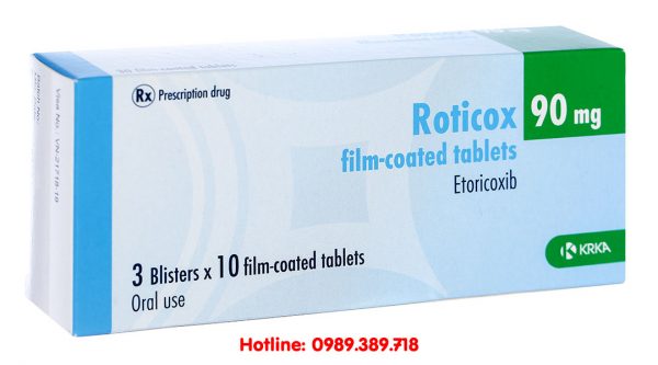 Thuốc Roticox 90mg giá bao nhiêu