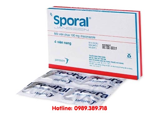 Giá thuốc Sporal 100mg