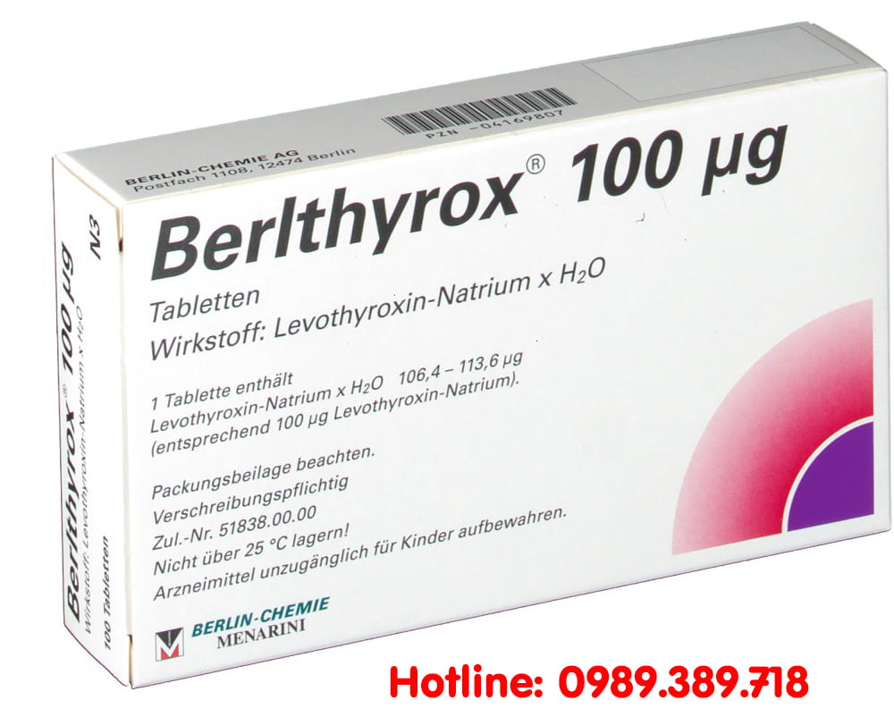 Giá thuốc Berlthyrox 100