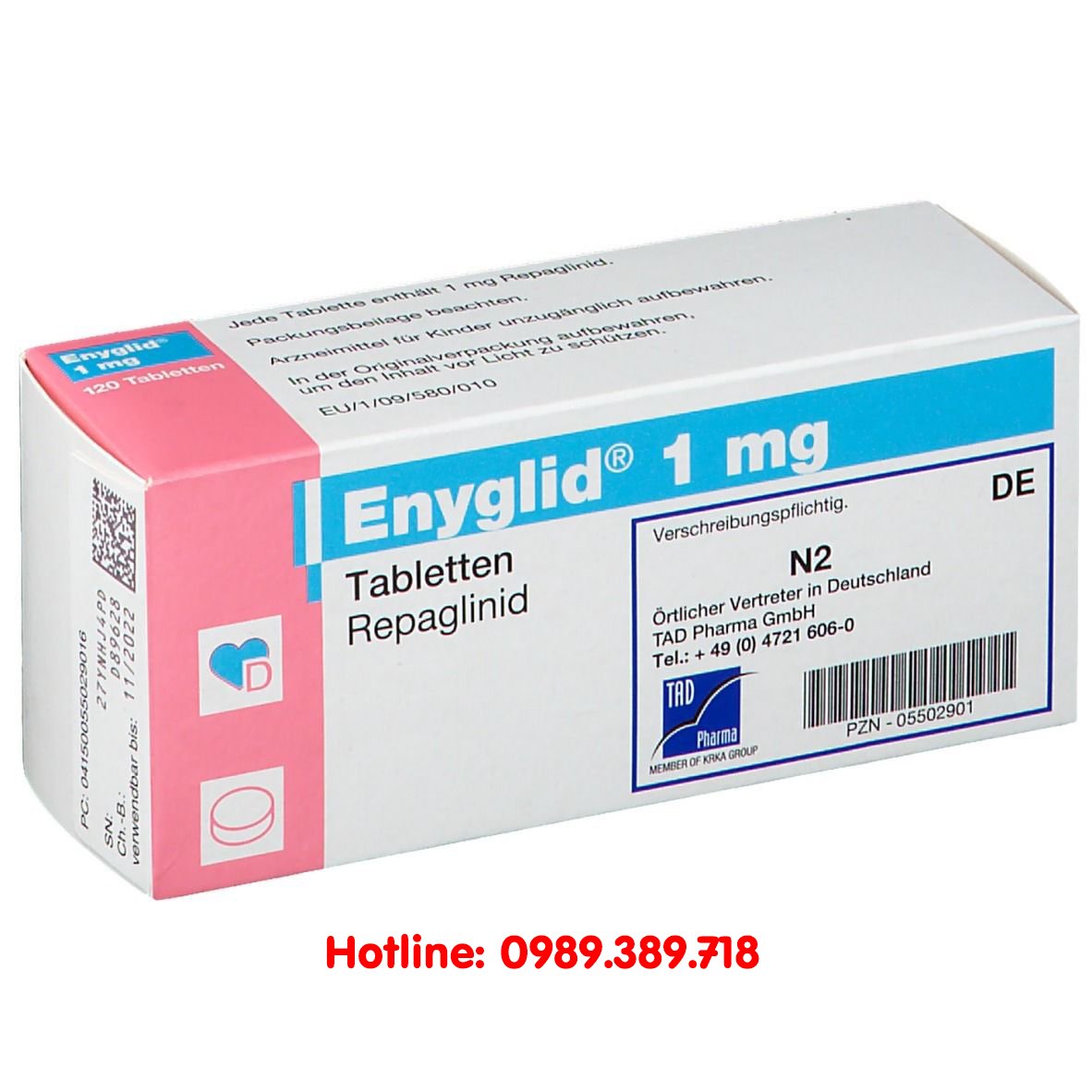 Giá thuốc Enyglid Tablet 1mg
