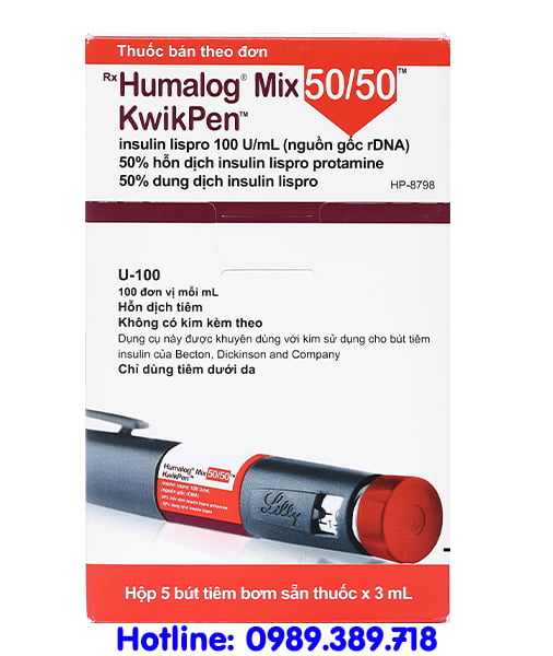 Giá bút tiêm Humalog Mix 50/50 KwikPen
