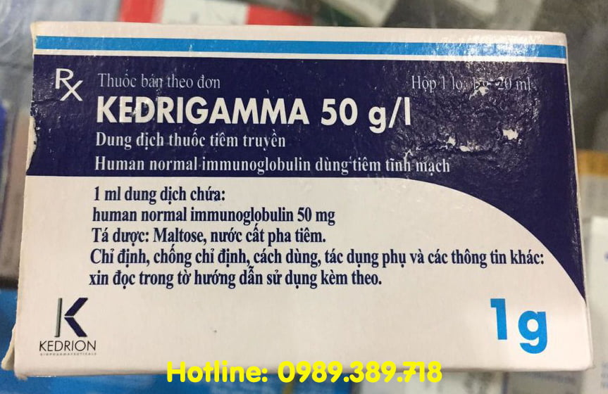 Giá thuốc Kedrigamma 50g/l