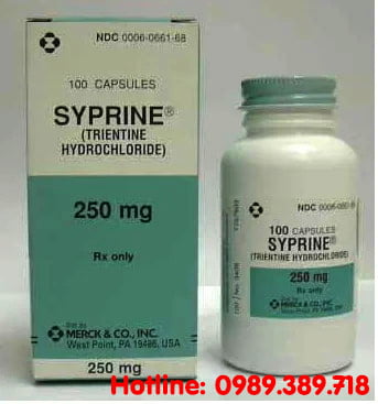Giá thuốc Syprine 250mg