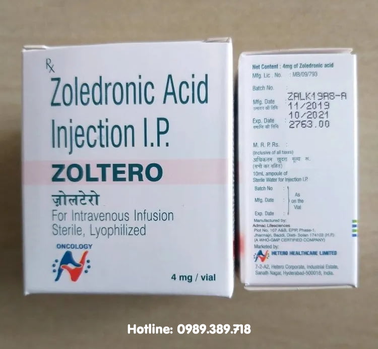 Giá thuốc Zoltero 4mg
