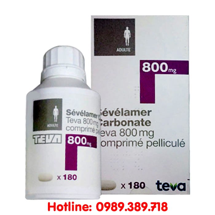 Giá thuốc Sevelamer Carboante Teva 800mg
