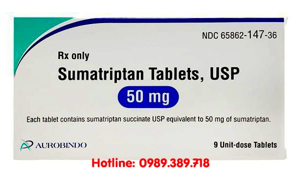 Giá thuốc Sumatriptan tablets 50mg