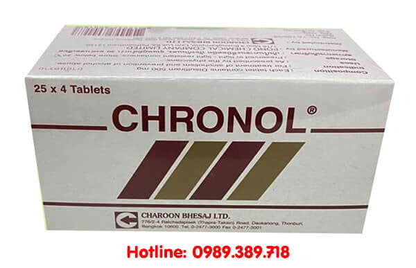 Giá thuốc Chronol 500mg