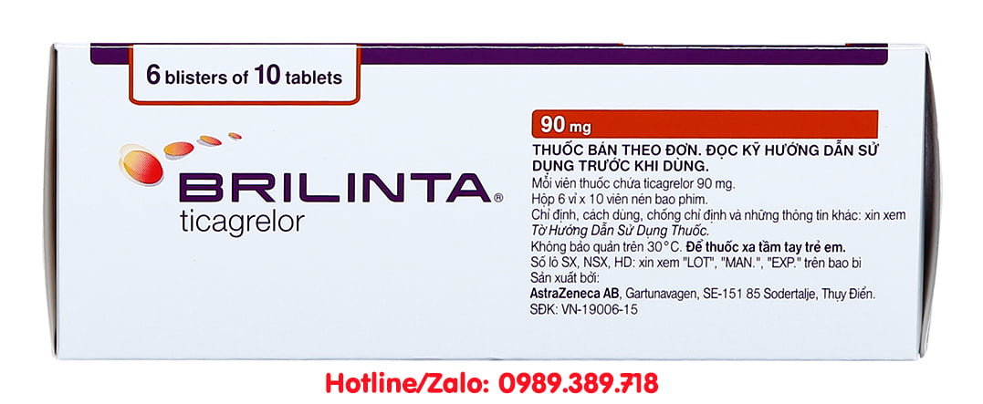 Giá thuốc Brilinta 90mg