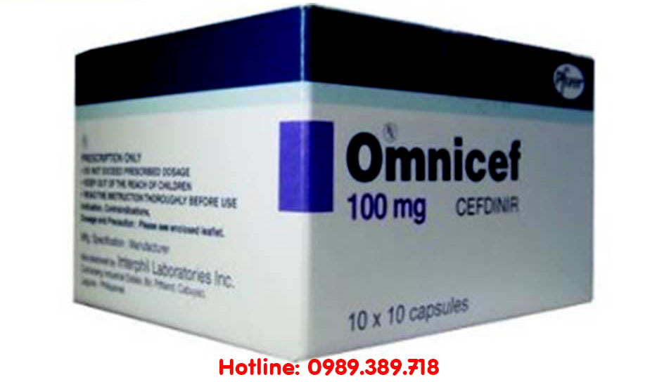 Giá thuốc Omnicef 100mg
