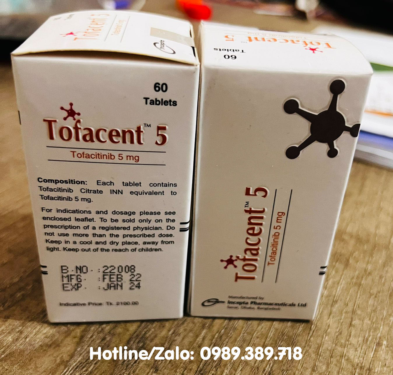 Giá thuốc Tofacent 5