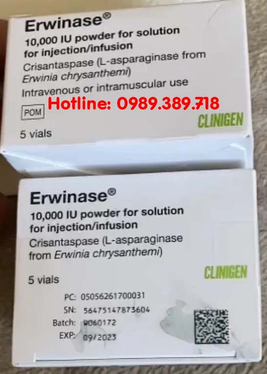 Giá thuốc Erwinase 10000iu