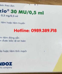 Giá thuốc Zarzio 30MU/0.5ml