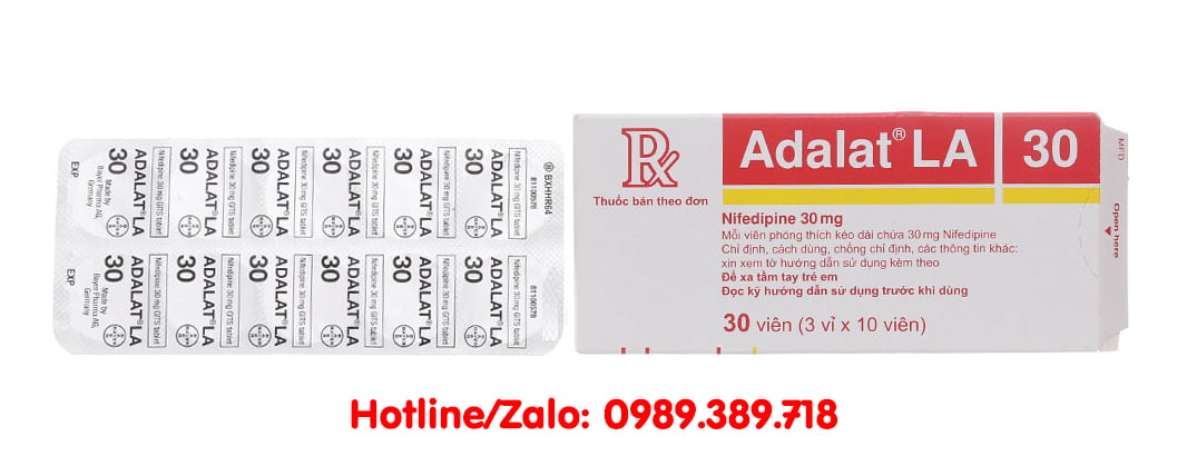 Giá thuốc Adalat LA 30mg