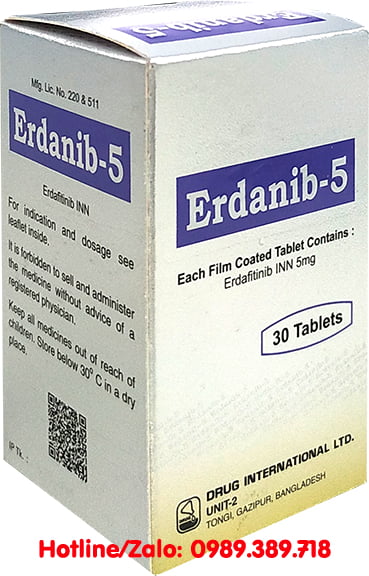 Giá thuốc Erdanib 5mg