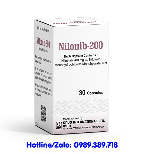 Giá thuốc Nilonib 200mg