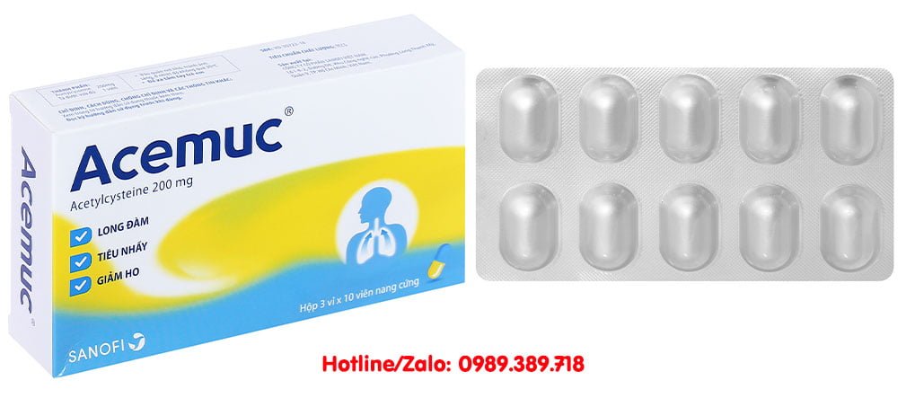 Giá thuốc Acemuc 200mg