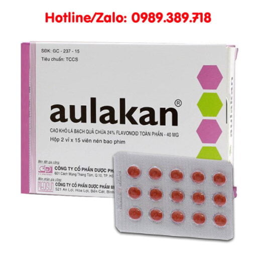 Giá thuốc Aulakan 40mg