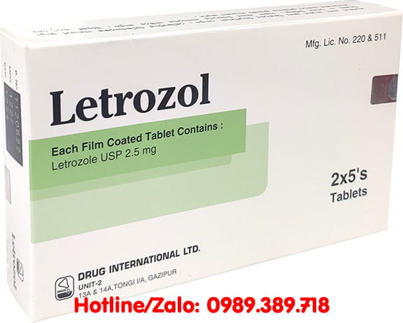 Giá thuốc Letrozol 2.5mg