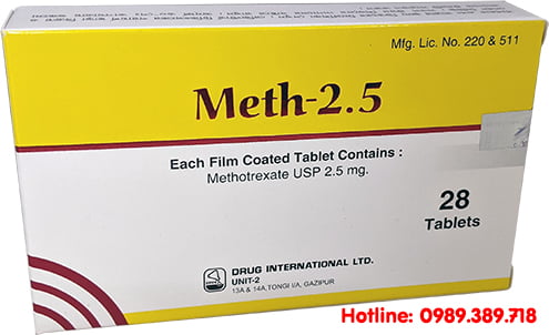 Giá thuốc Meth 2.5mg