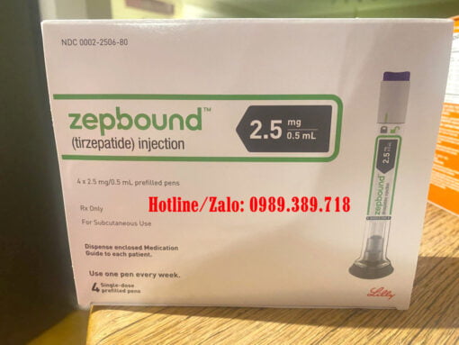 Thuốc Zepbound giảm cân mua ở đâu, giá bao nhiêu?
